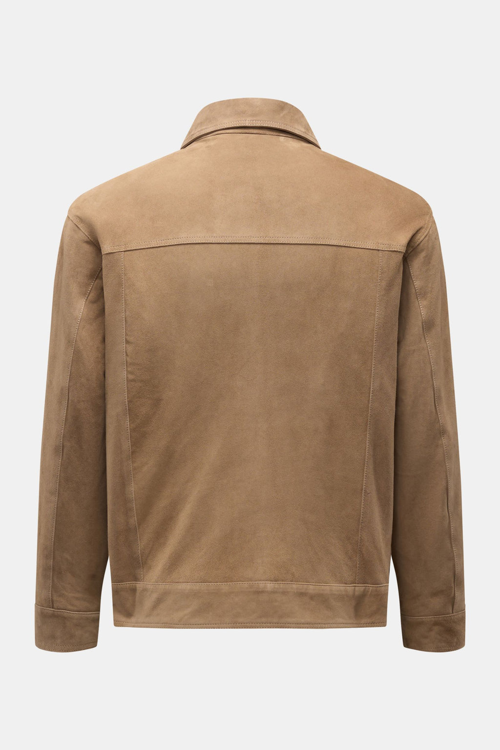 Arma Suede jacket 'Kale' - Taupe