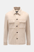 Arma Suede jacket 'Mex' - Sand