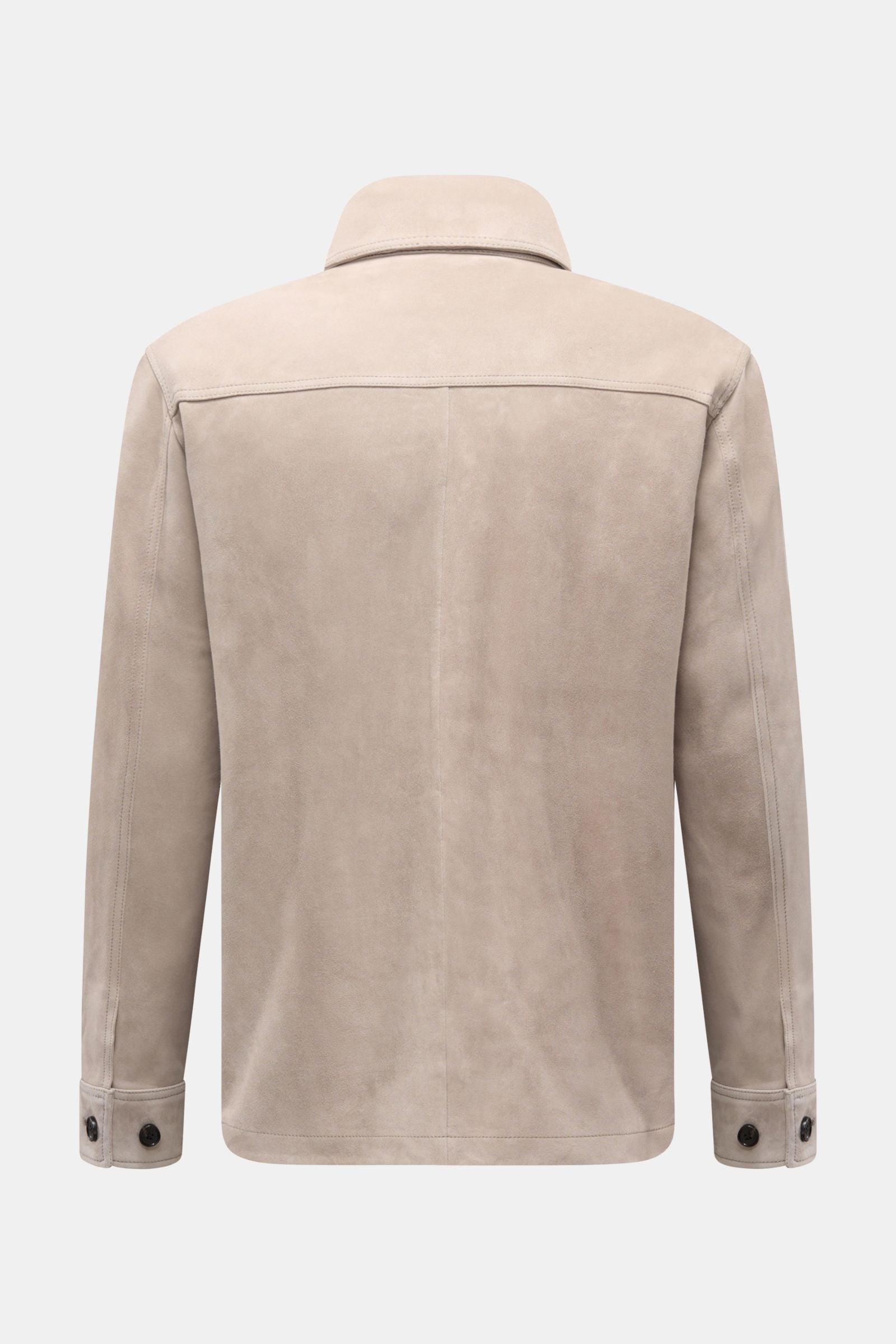 Arma Suede jacket 'Mex' - Light grey