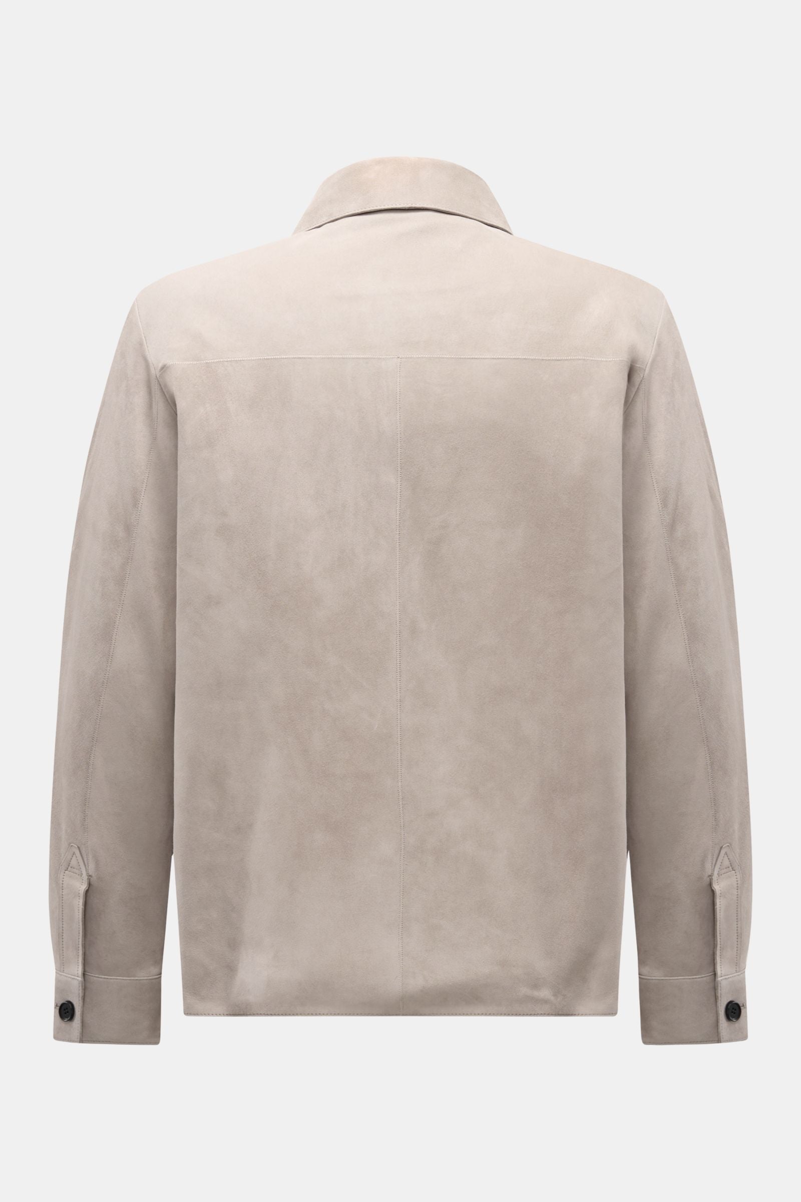 Arma Suede jacket 'Dino' - Light grey