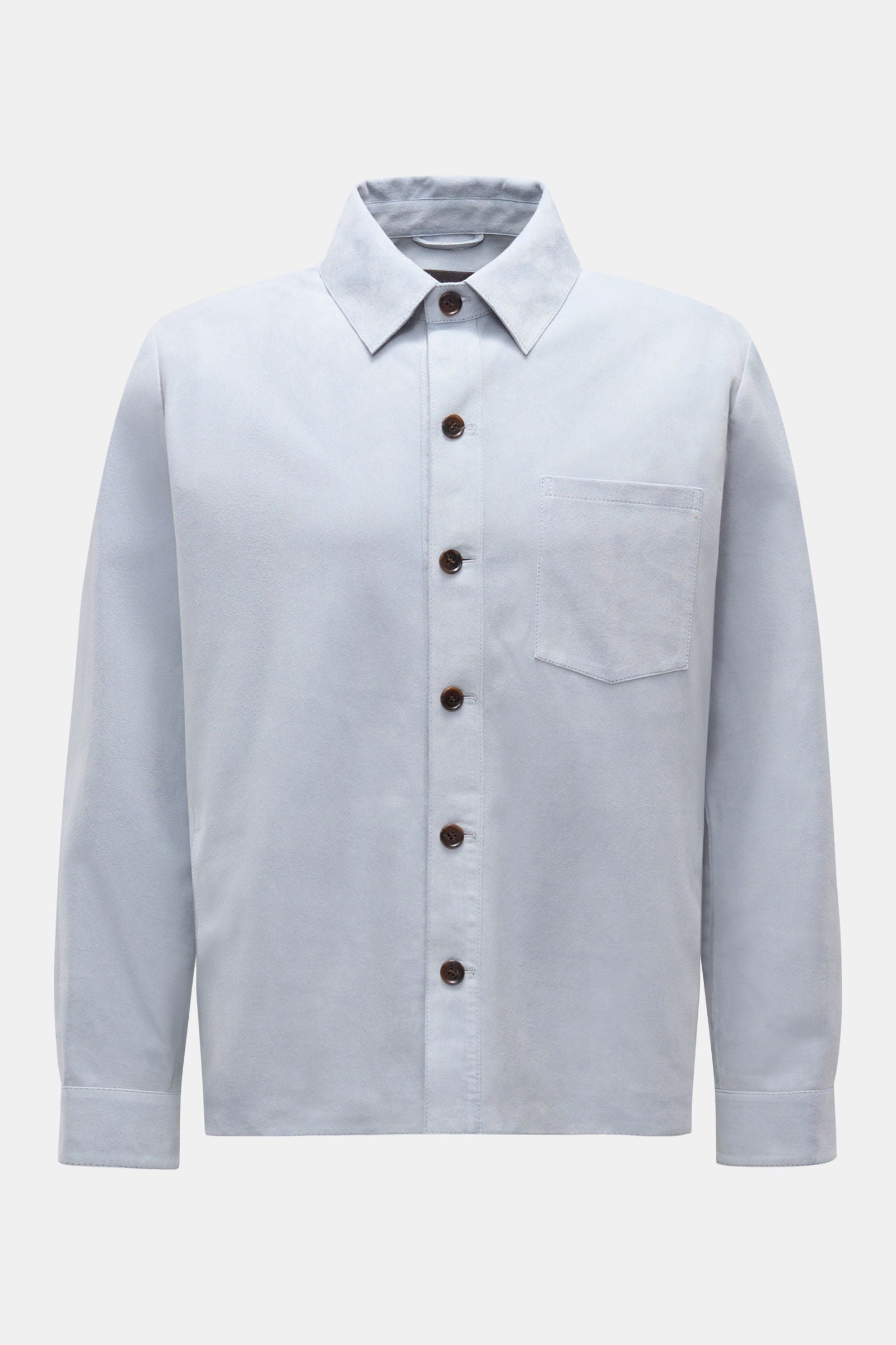 Arma Suede jacket 'Dino' - Smoky blue