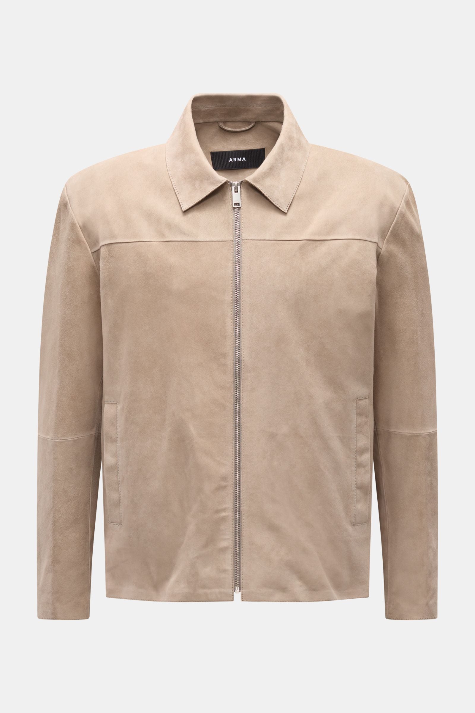 Arma Suede jacket 'Hardin' - Beige