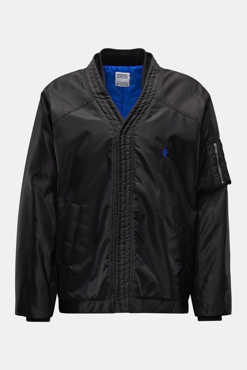 Marcelo Burlon Jacket 'Cross Kimono Bomber' - black