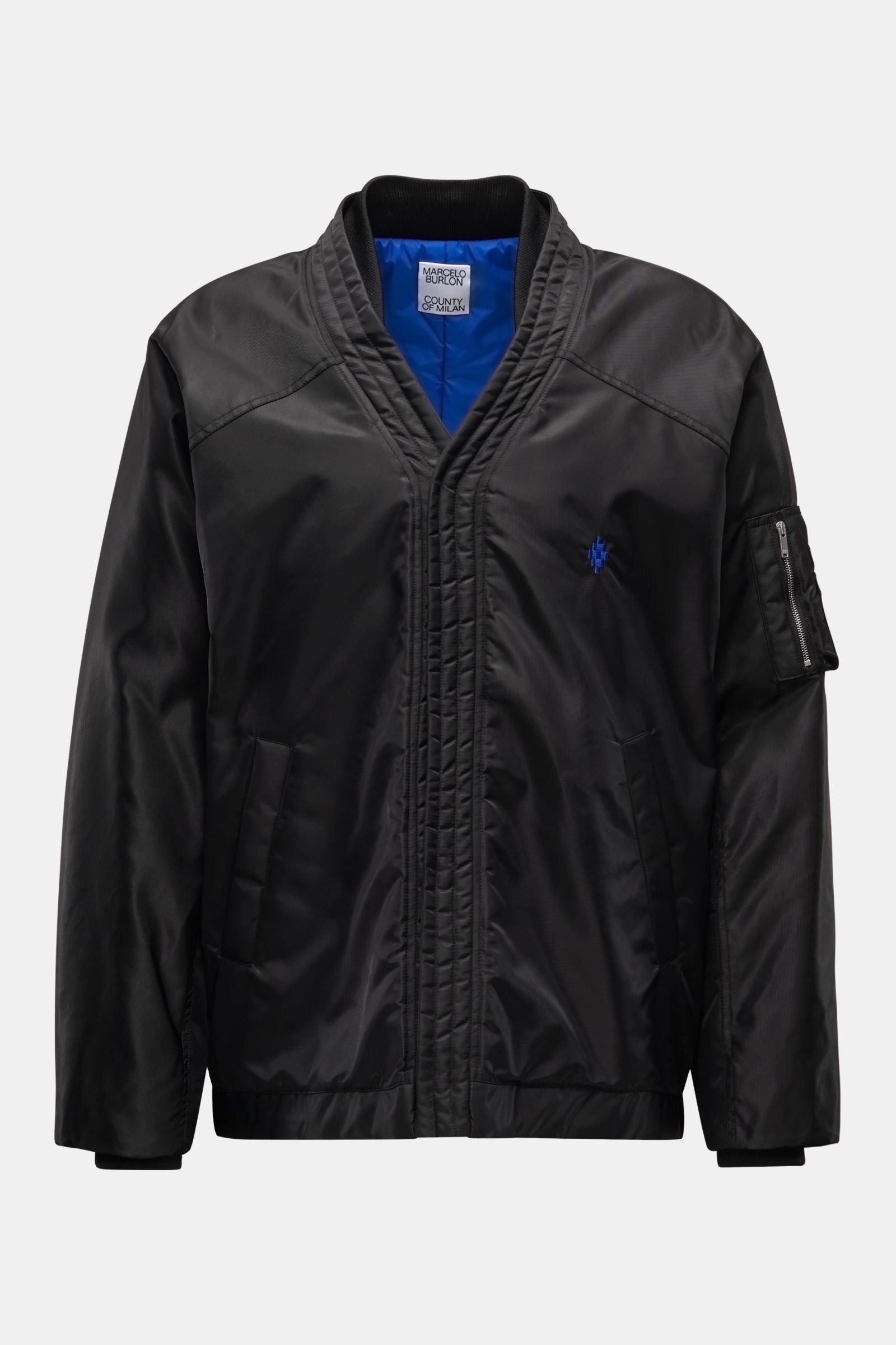 Marcelo Burlon Jacket 'Cross Kimono Bomber' - black