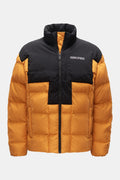 Marcelo Burlon Quilted jacket 'Cross Block Puffer' - orangeblack