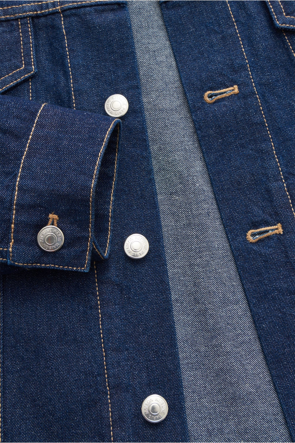 Maison Kitsuné Denim jacket 'Trucker' - navy