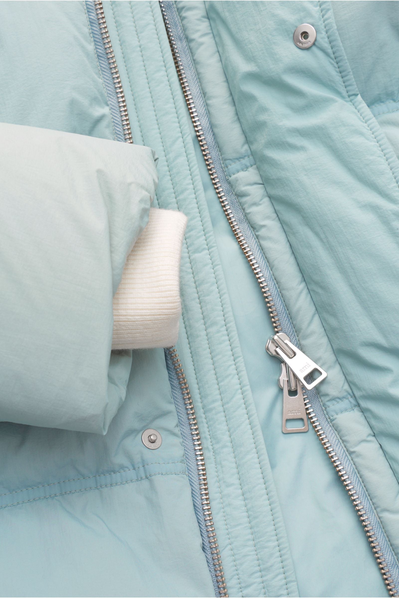 Ami Paris Down jacket pastel - pastel blue