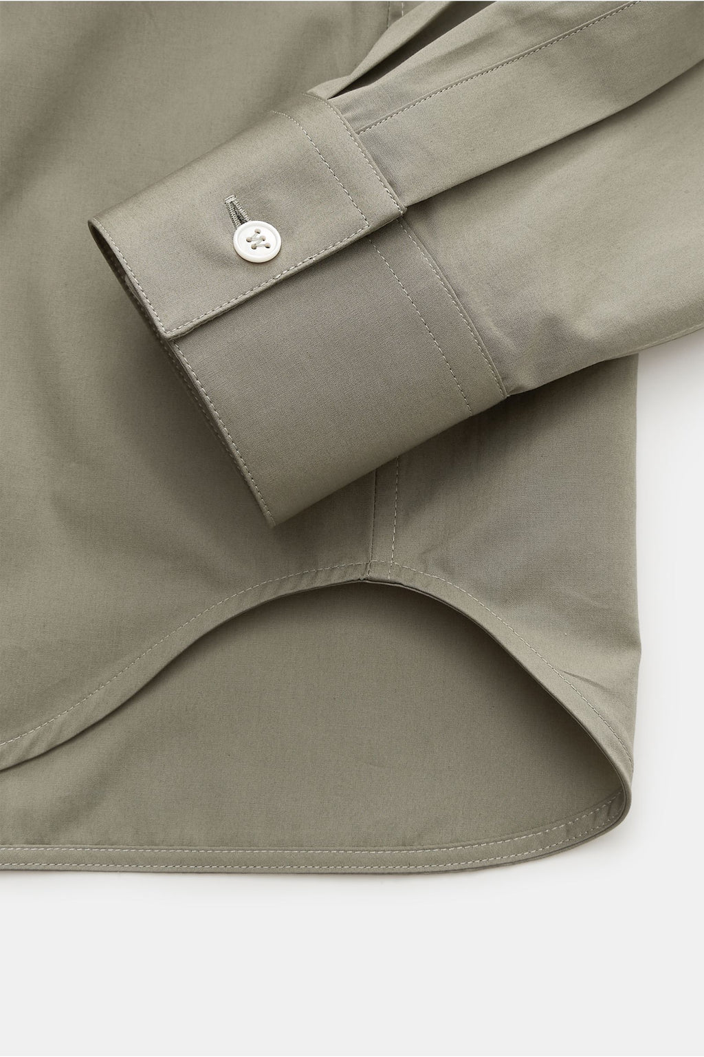Jil Sander Casual shirt narrow collar - grey green