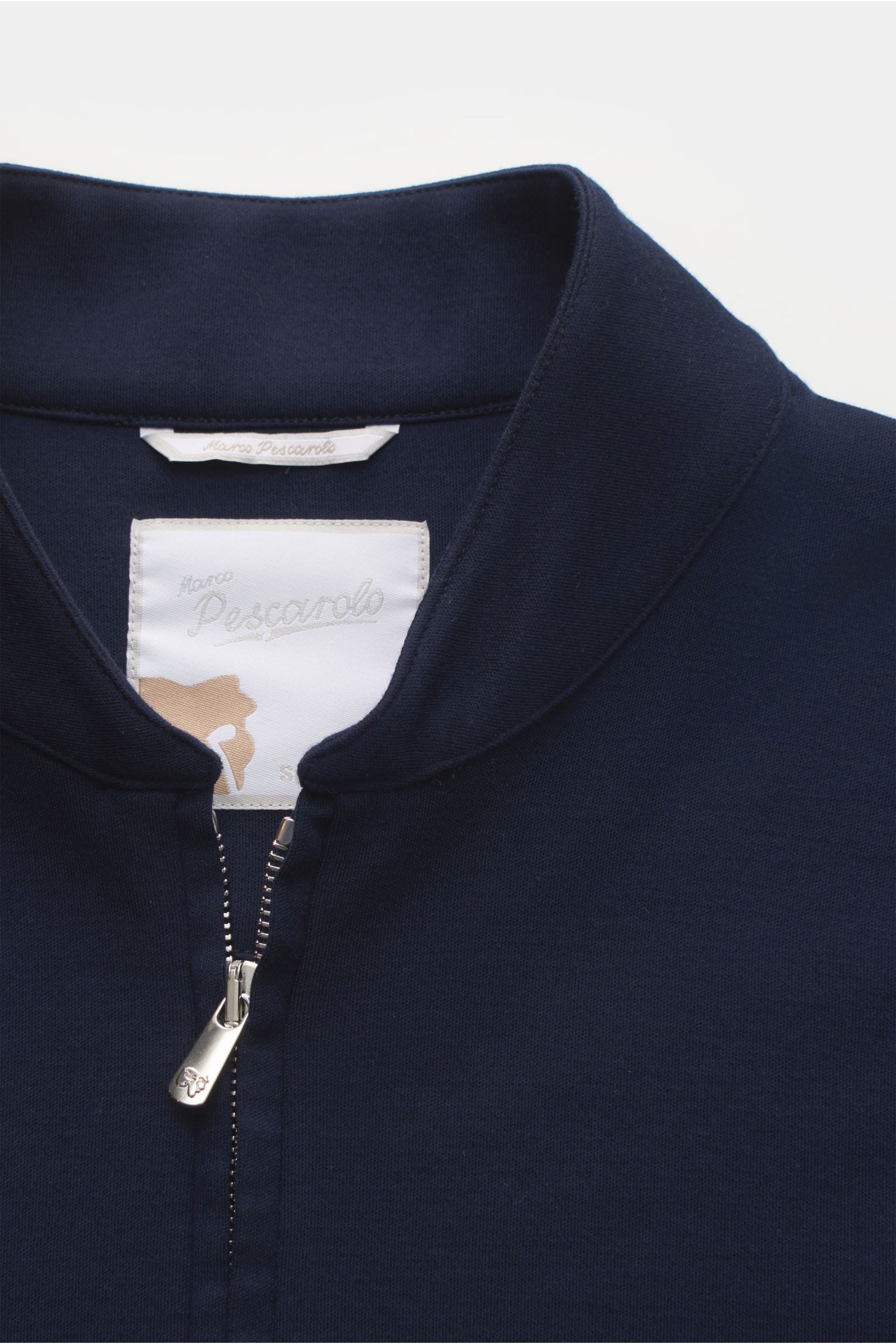 Marco Pescarolo Jersey blouson 'Franky' - navy