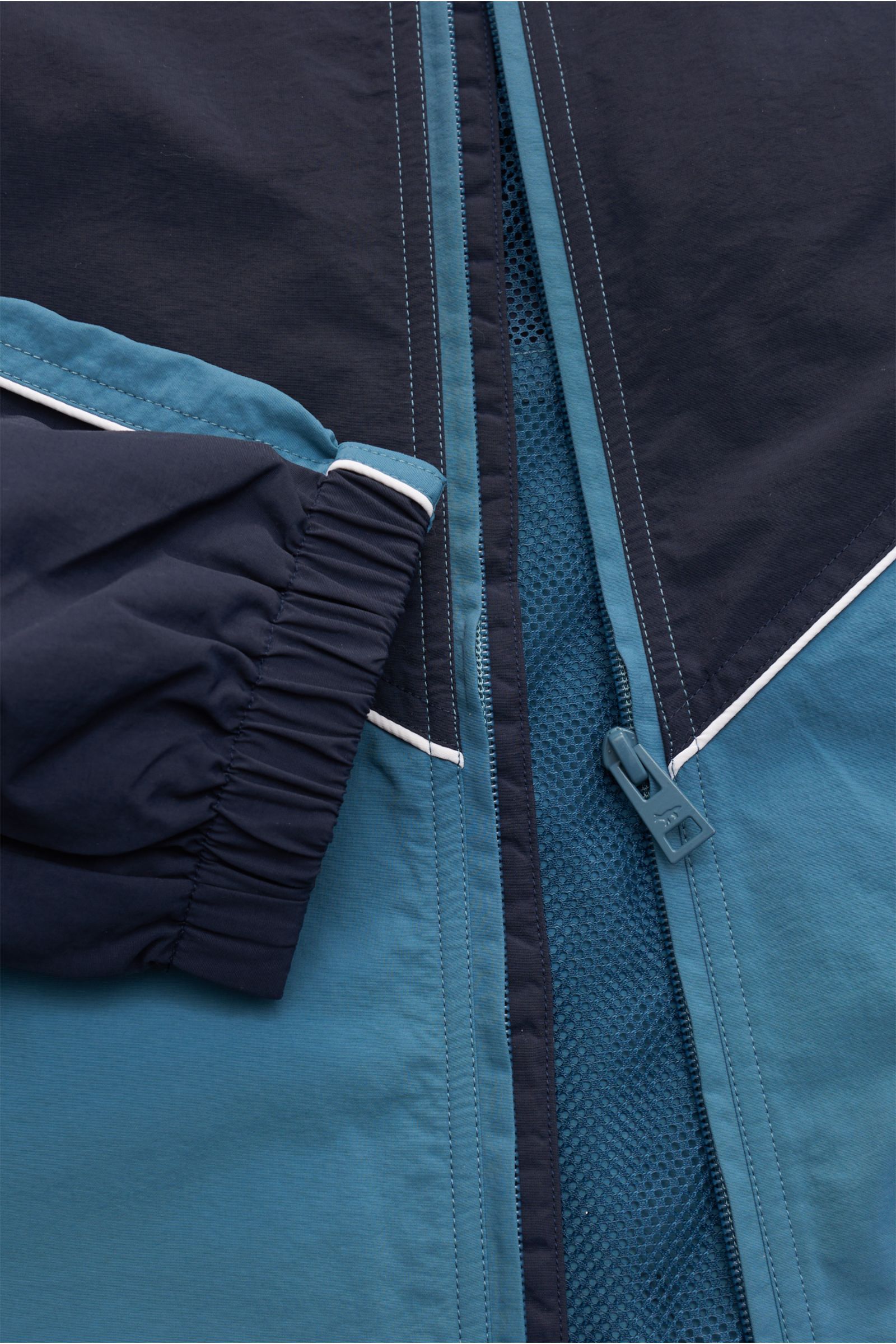 Maison Kitsuné Jacket navy/turquoise - navyturquoise
