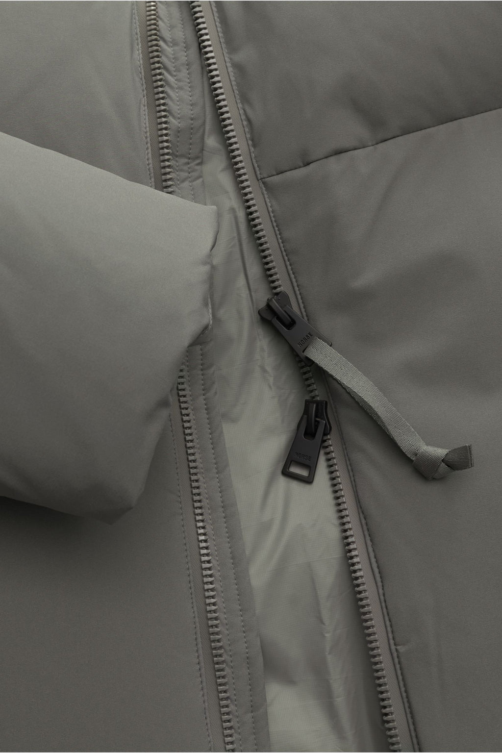 Norse Projects Down jacket 'Asger' - Grey green