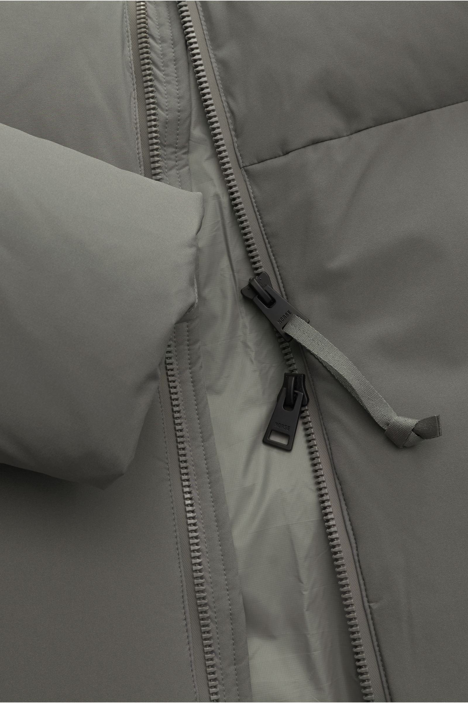Norse Projects Down jacket 'Asger' - Grey green