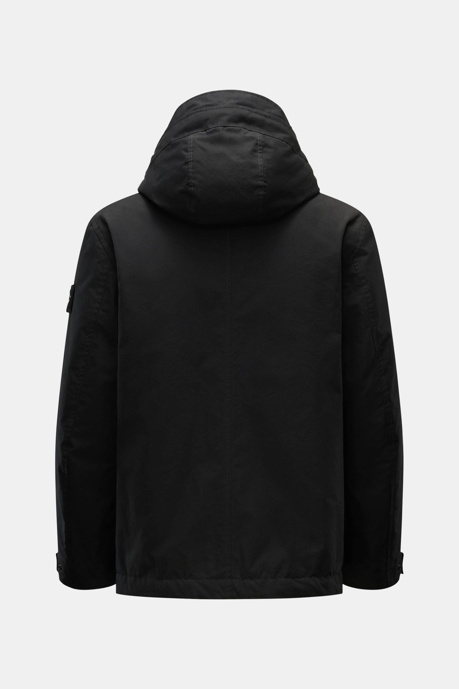 Stone Island Jacket 'Weatherproof Cotton Canvas Ghost Piece' - Black