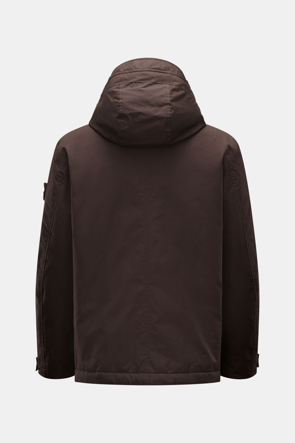 Stone Island Jacket 'Weatherproof Cotton Canvas Ghost Piece' - Dark brown