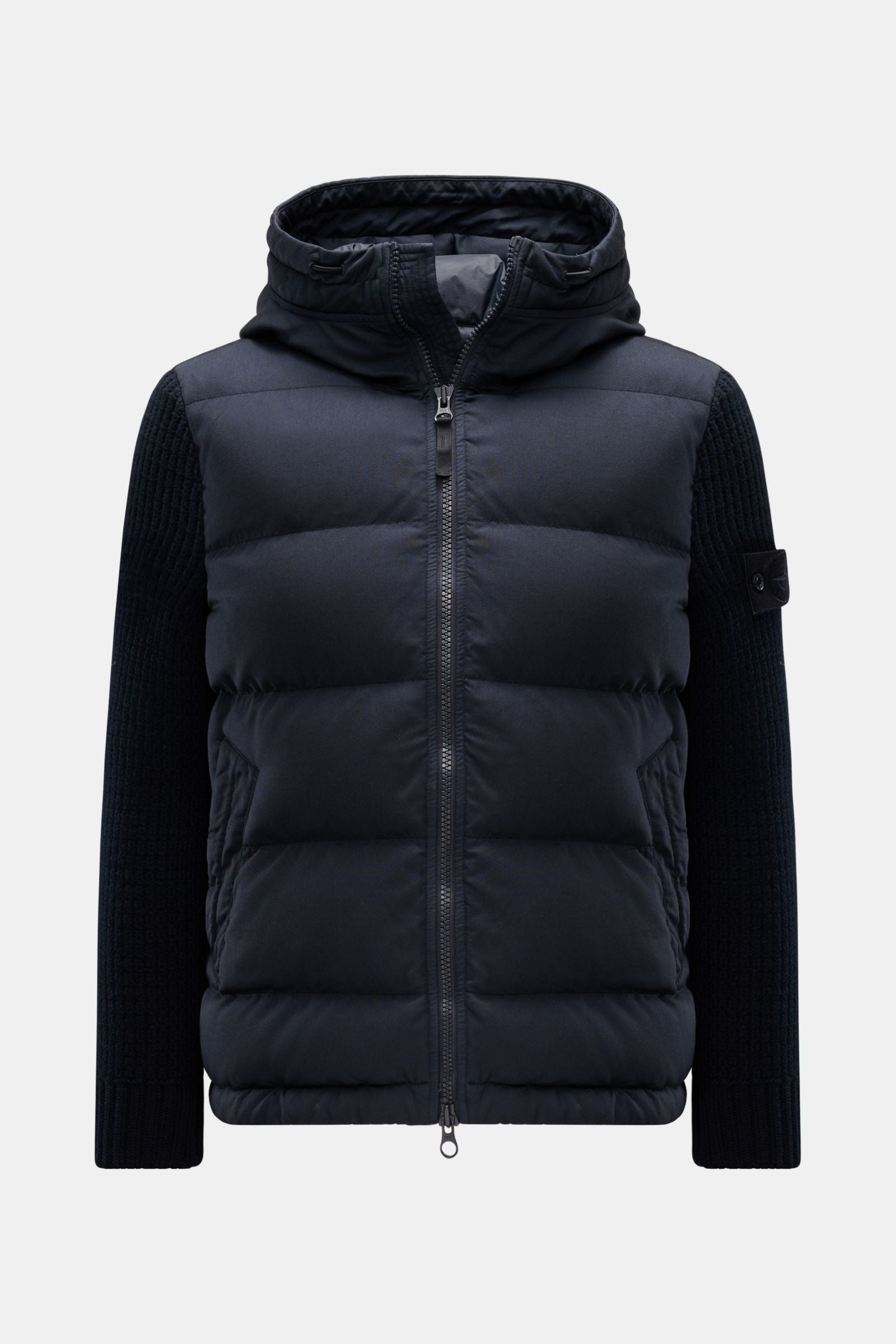 Stone Island Down jacket 'Twill Wool-TC Ghost Piece' - navy
