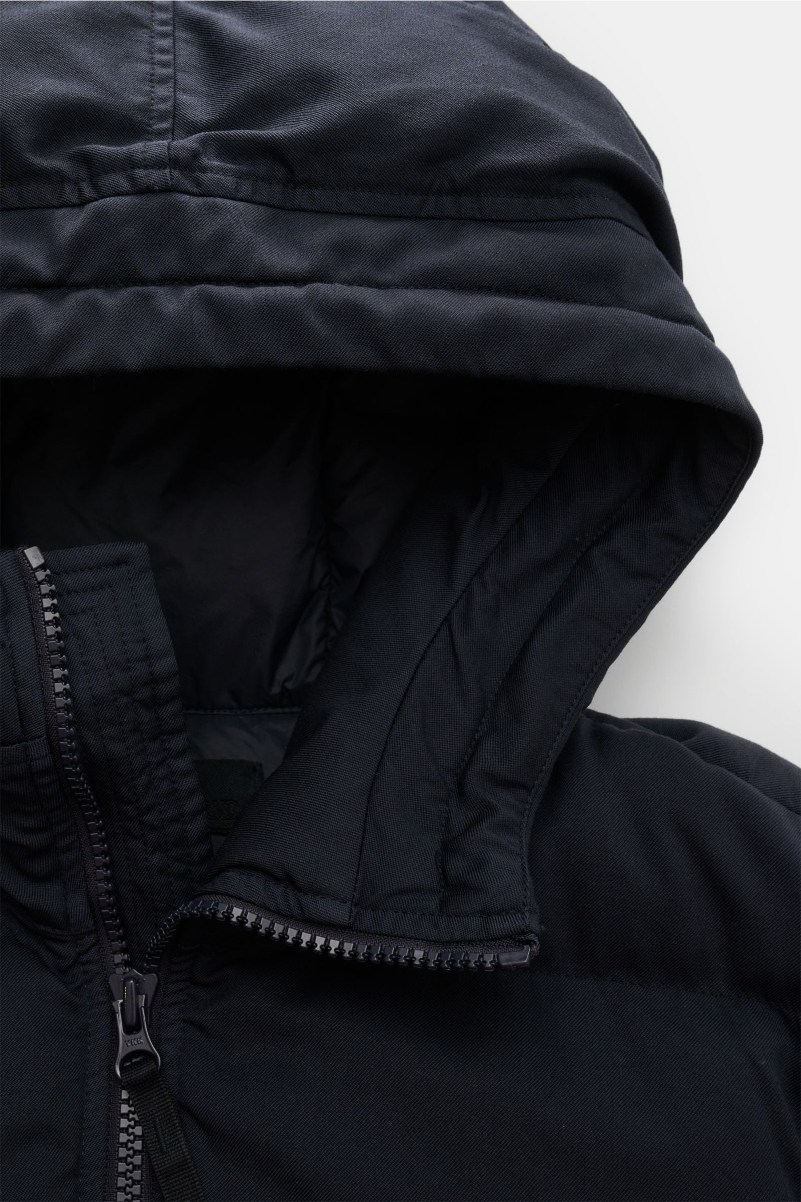 Stone Island Down jacket 'Twill Wool-TC Ghost Piece' - navy