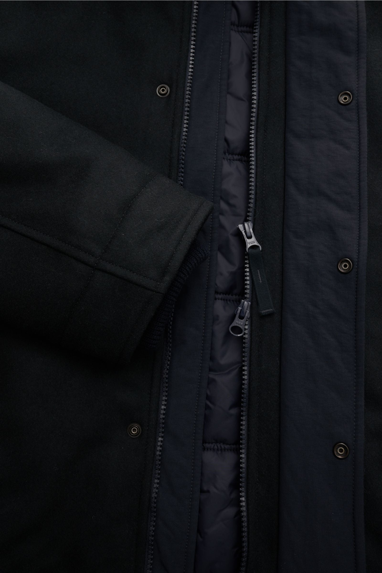 Stone Island Jacket 'Wool Nylon Flannel Ghost Piece' - navy 2