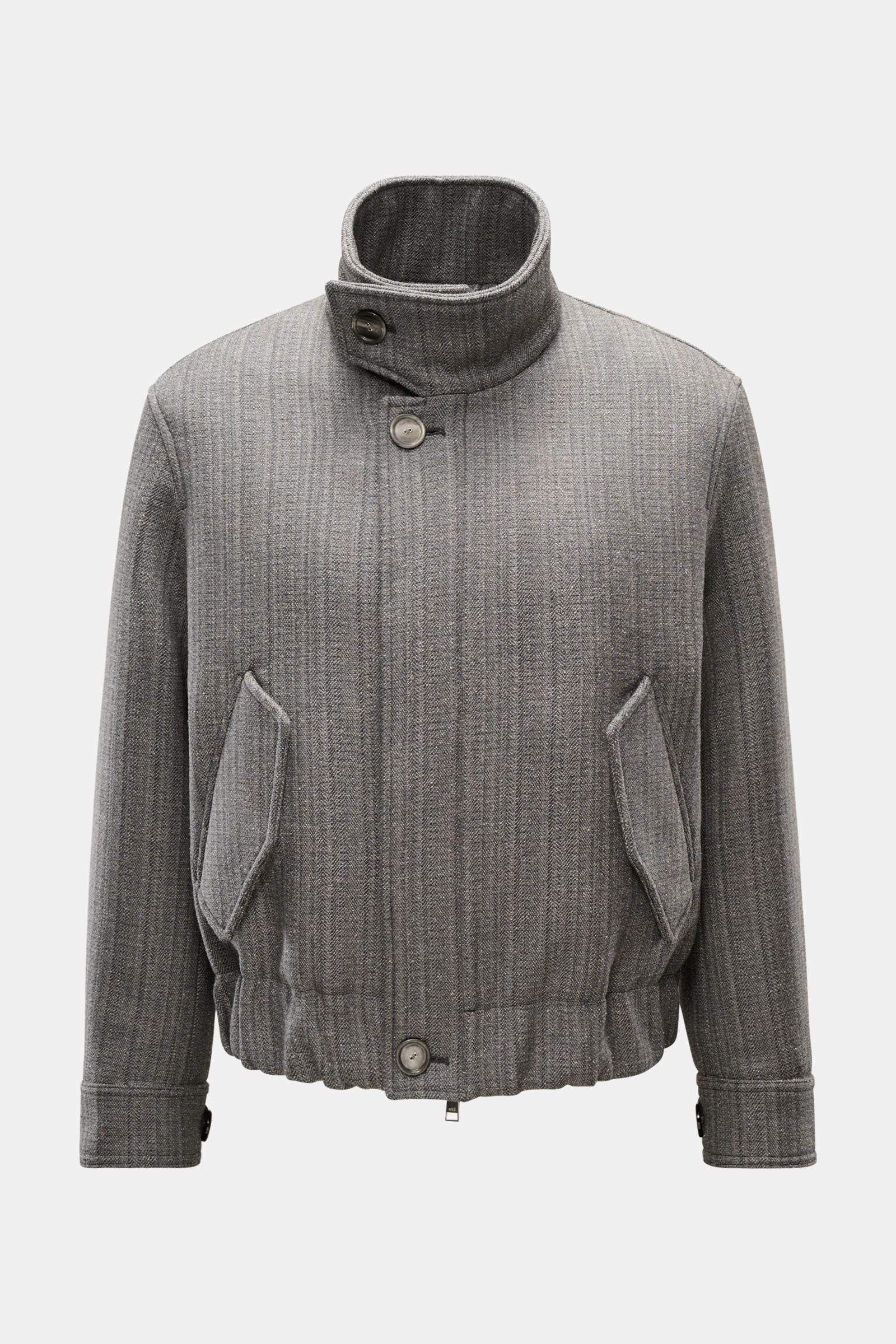 Ami Paris Blouson 'Harrington' - grey melange