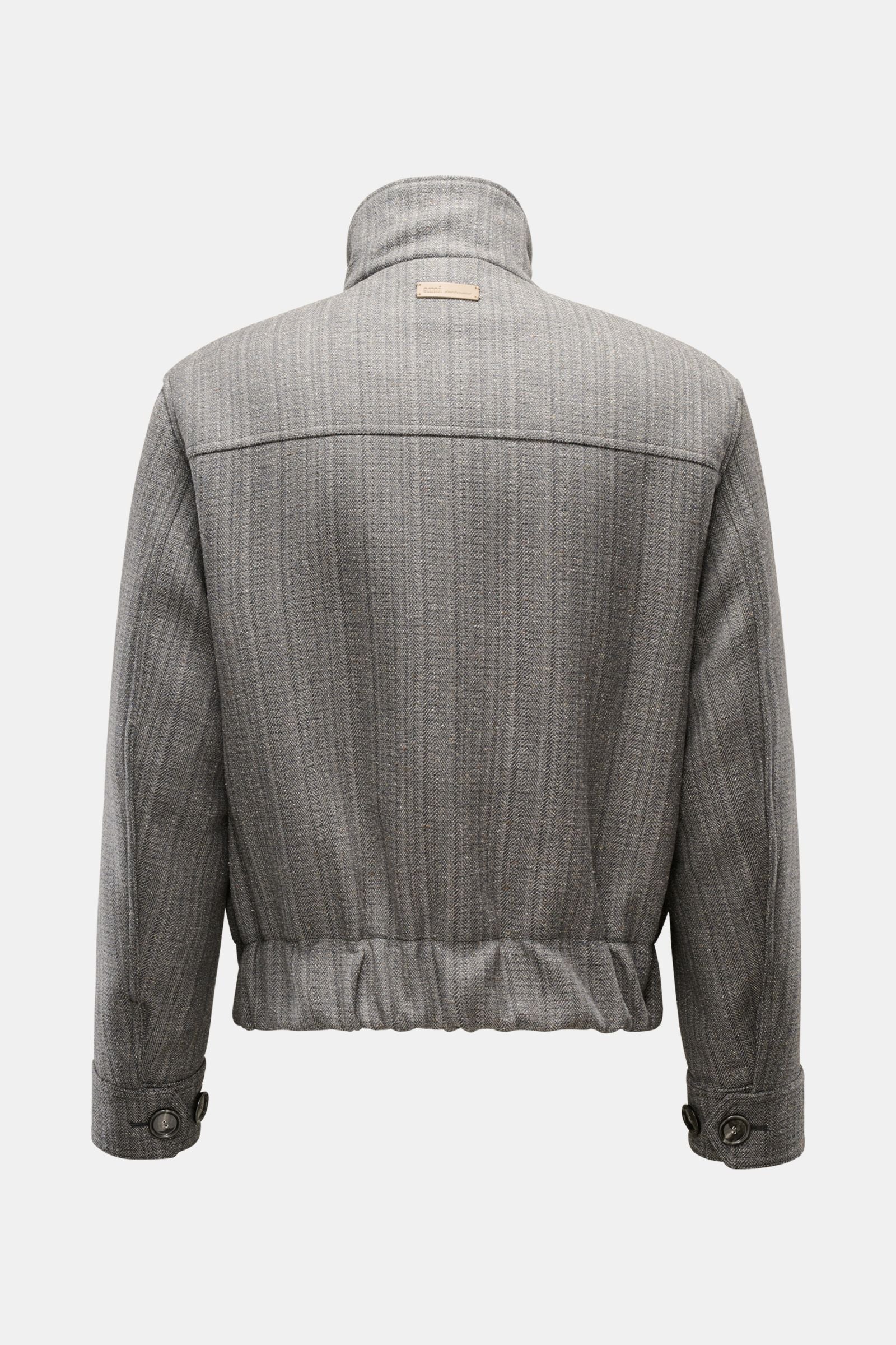 Ami Paris Blouson 'Harrington' - grey melange