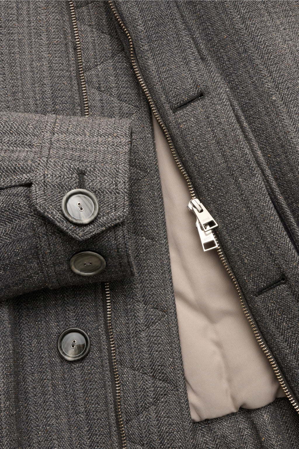Ami Paris Blouson 'Harrington' - grey melange