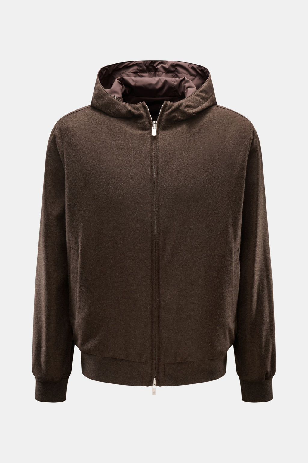 Fedeli Cashmere reversible blouson 'Start' - dark brown