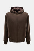 Fedeli Cashmere reversible blouson 'Start' - dark brown