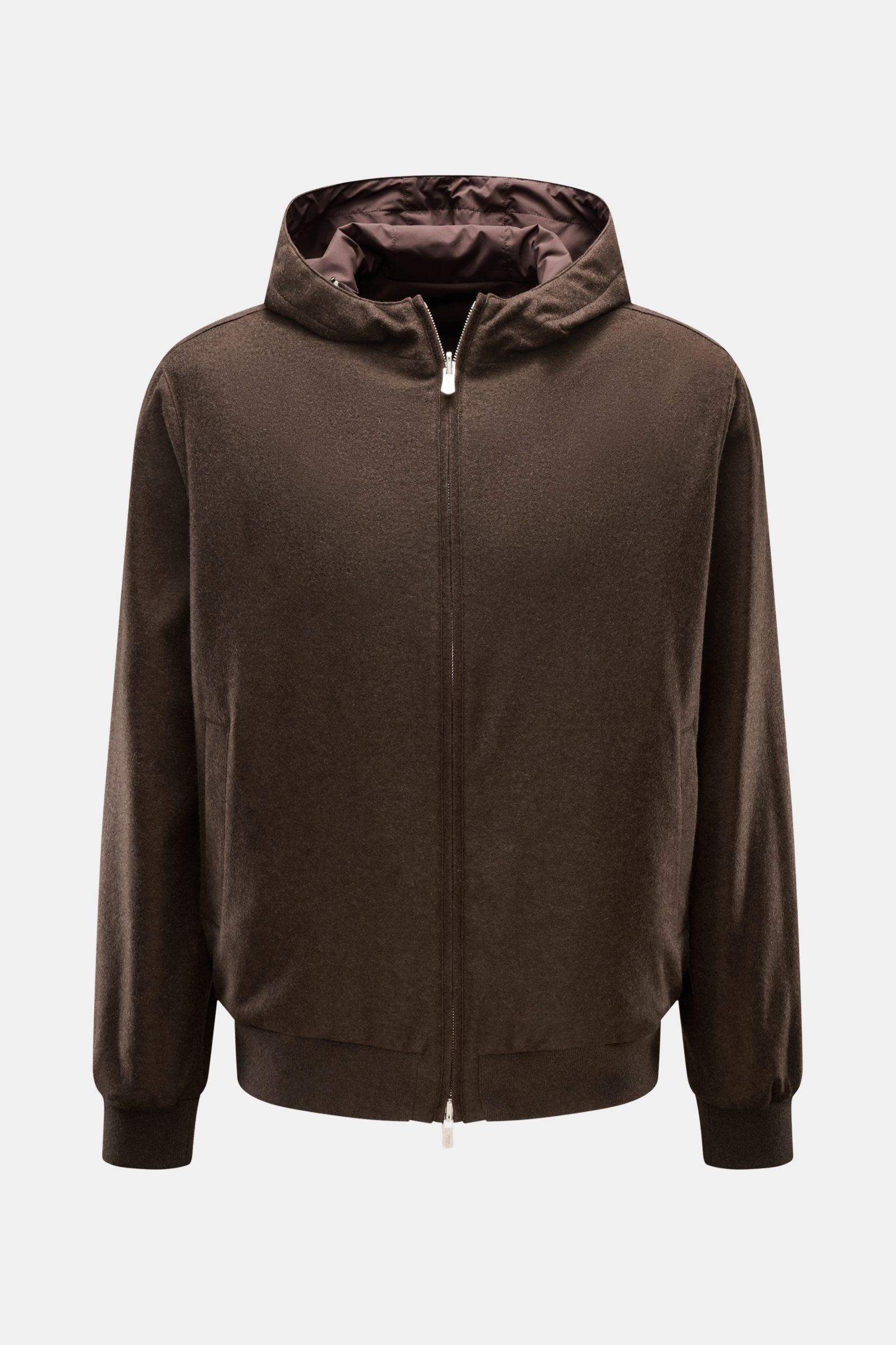 Fedeli Cashmere reversible blouson 'Start' - dark brown