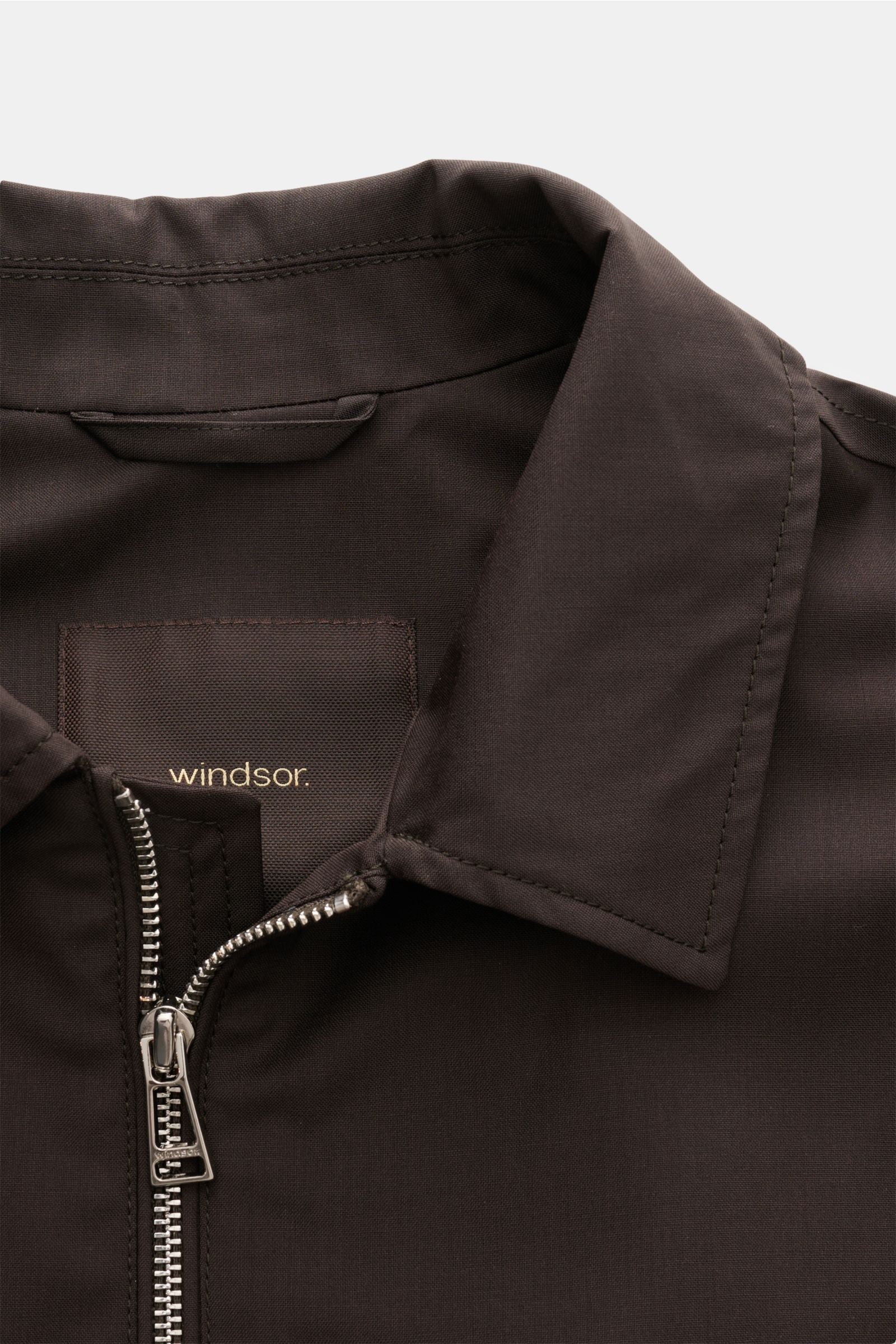 Windsor Blouson 'Attilio' - dark brown
