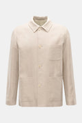 Lardini Linen jacket 'Pastone' - beige mottled
