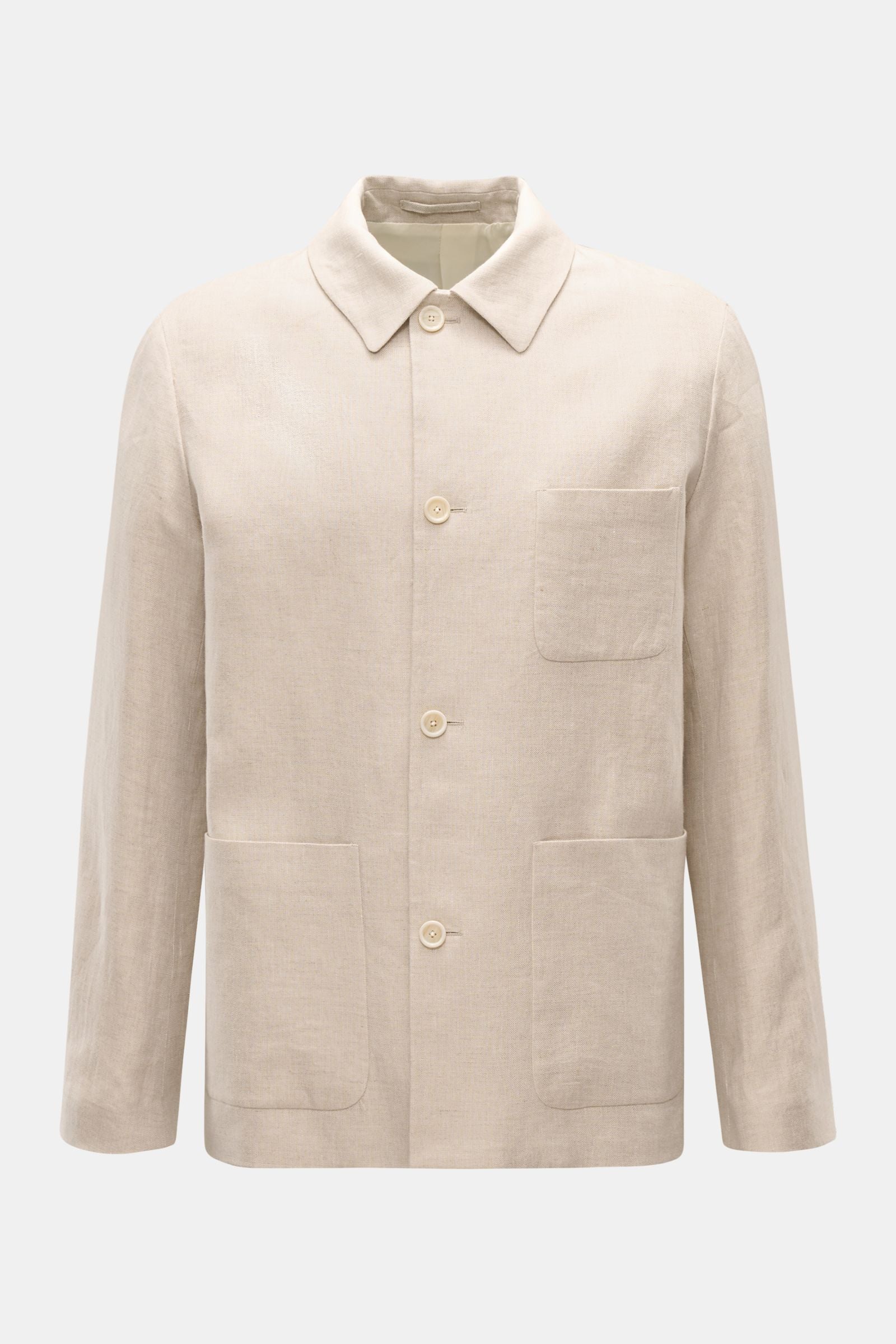 Lardini Linen jacket 'Pastone' - beige mottled