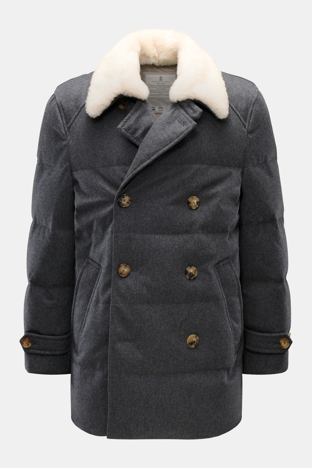 Brunello Cucinelli Down jacket - dark grey melange