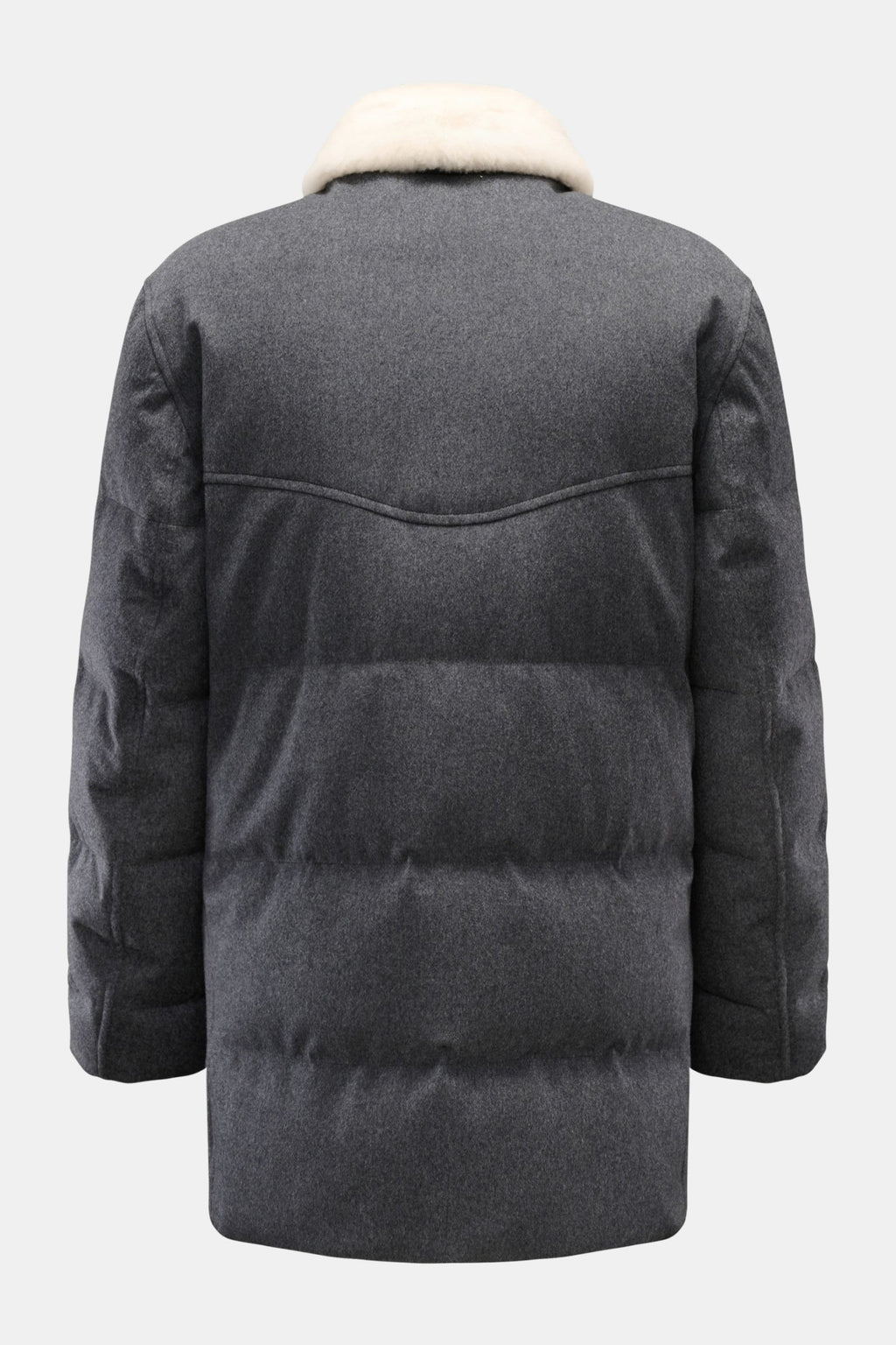 Brunello Cucinelli Down jacket - dark grey melange