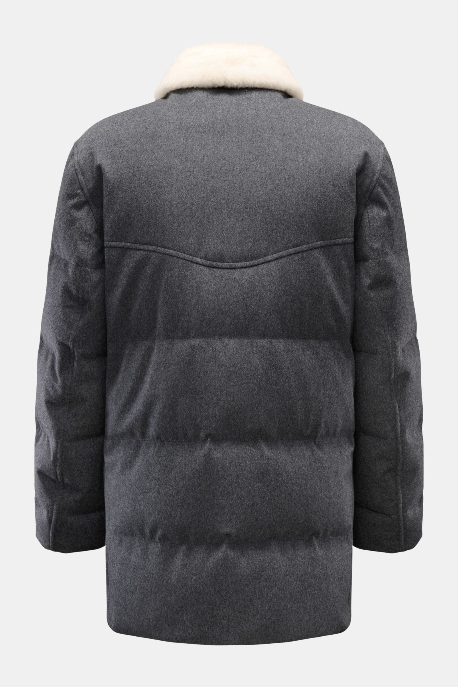 Brunello Cucinelli Down jacket - dark grey melange