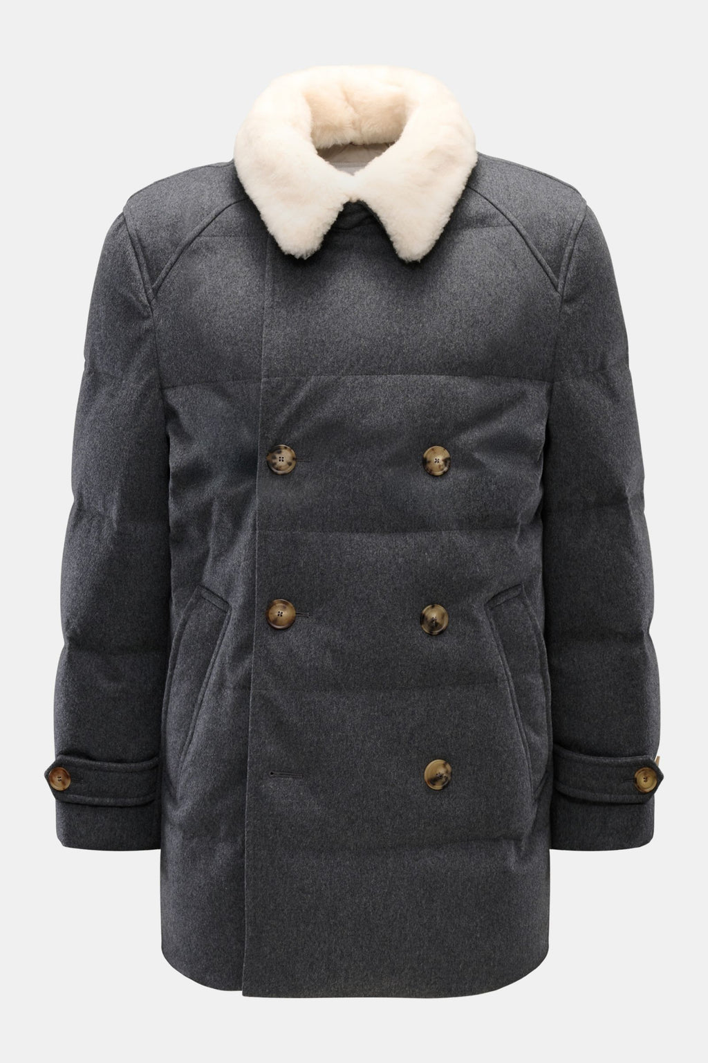 Brunello Cucinelli Down jacket - dark grey melange