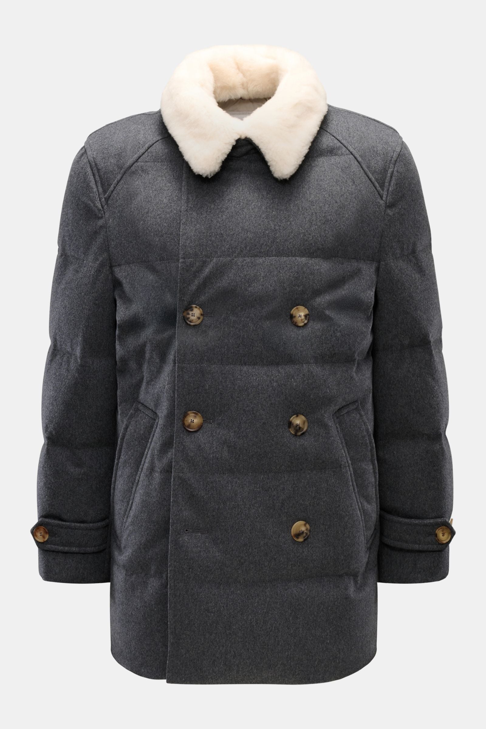 Brunello Cucinelli Down jacket - dark grey melange