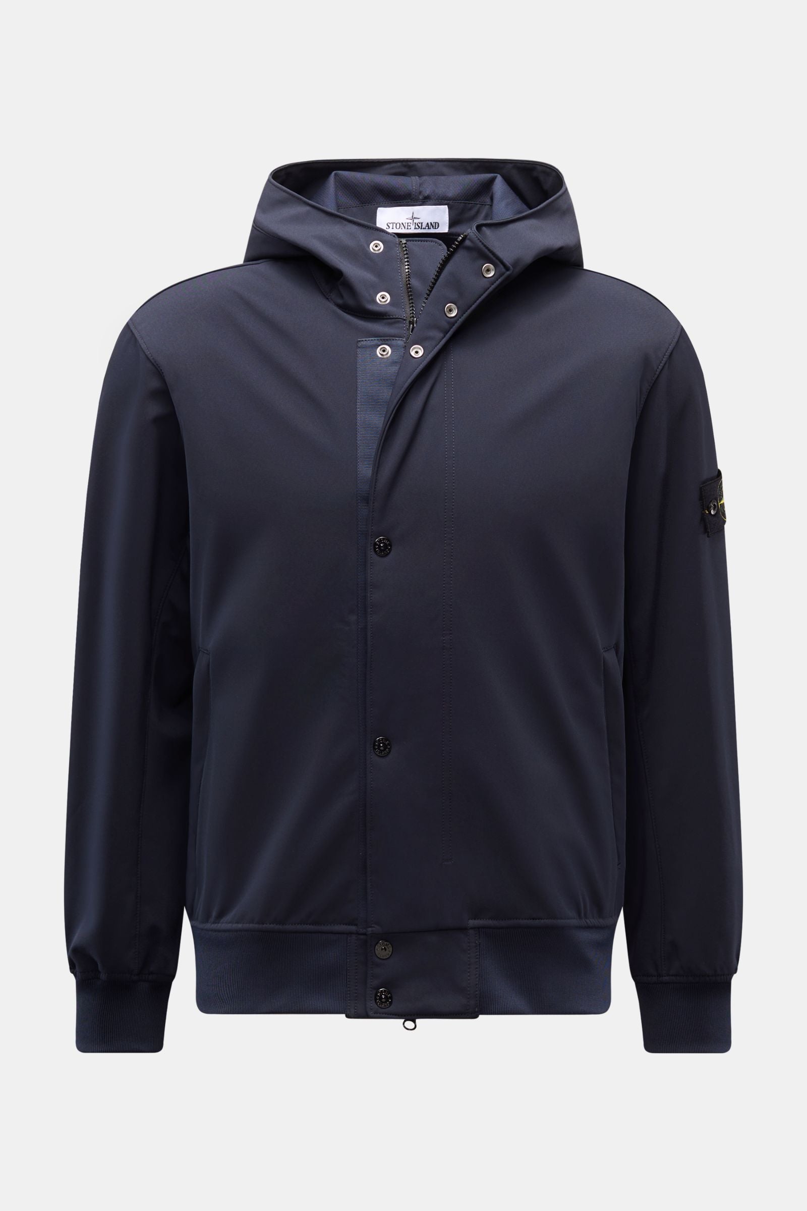 Stone Island Blouson 'Light Soft Shell-R' - Navy