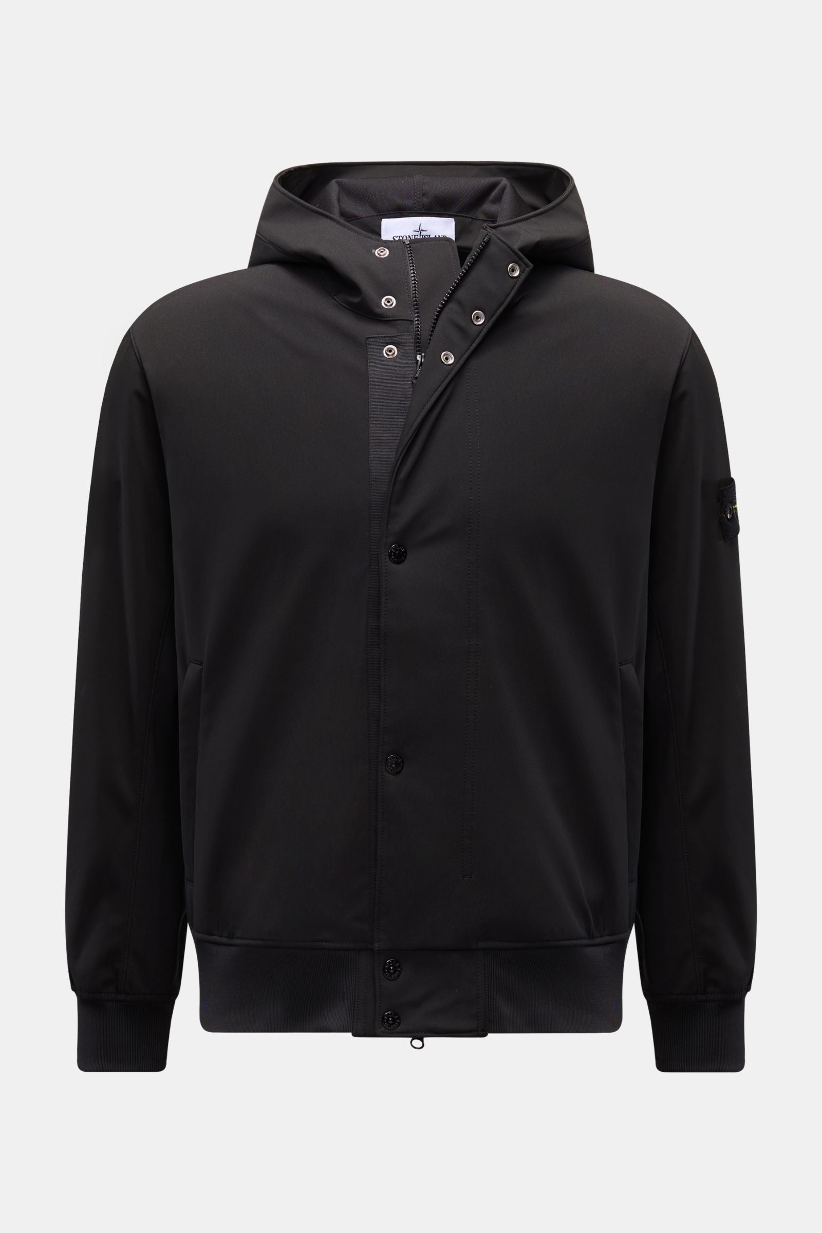Stone Island Blouson 'Light Soft Shell-R' - Black
