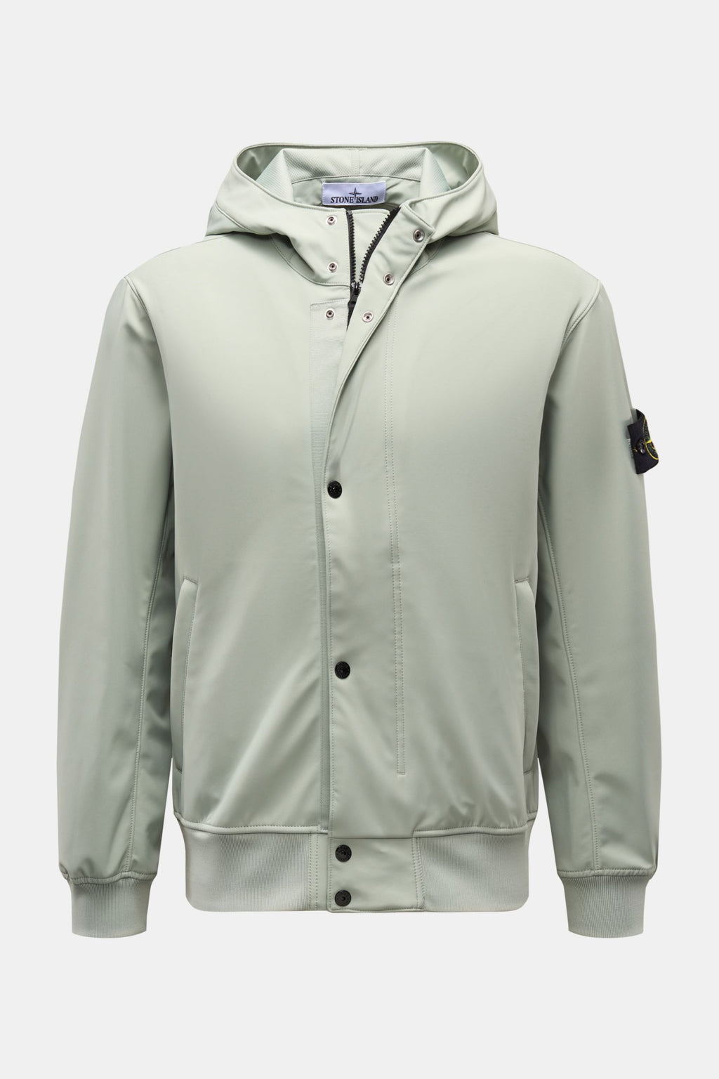 Stone Island Blouson 'Light Soft Shell-R' - sage