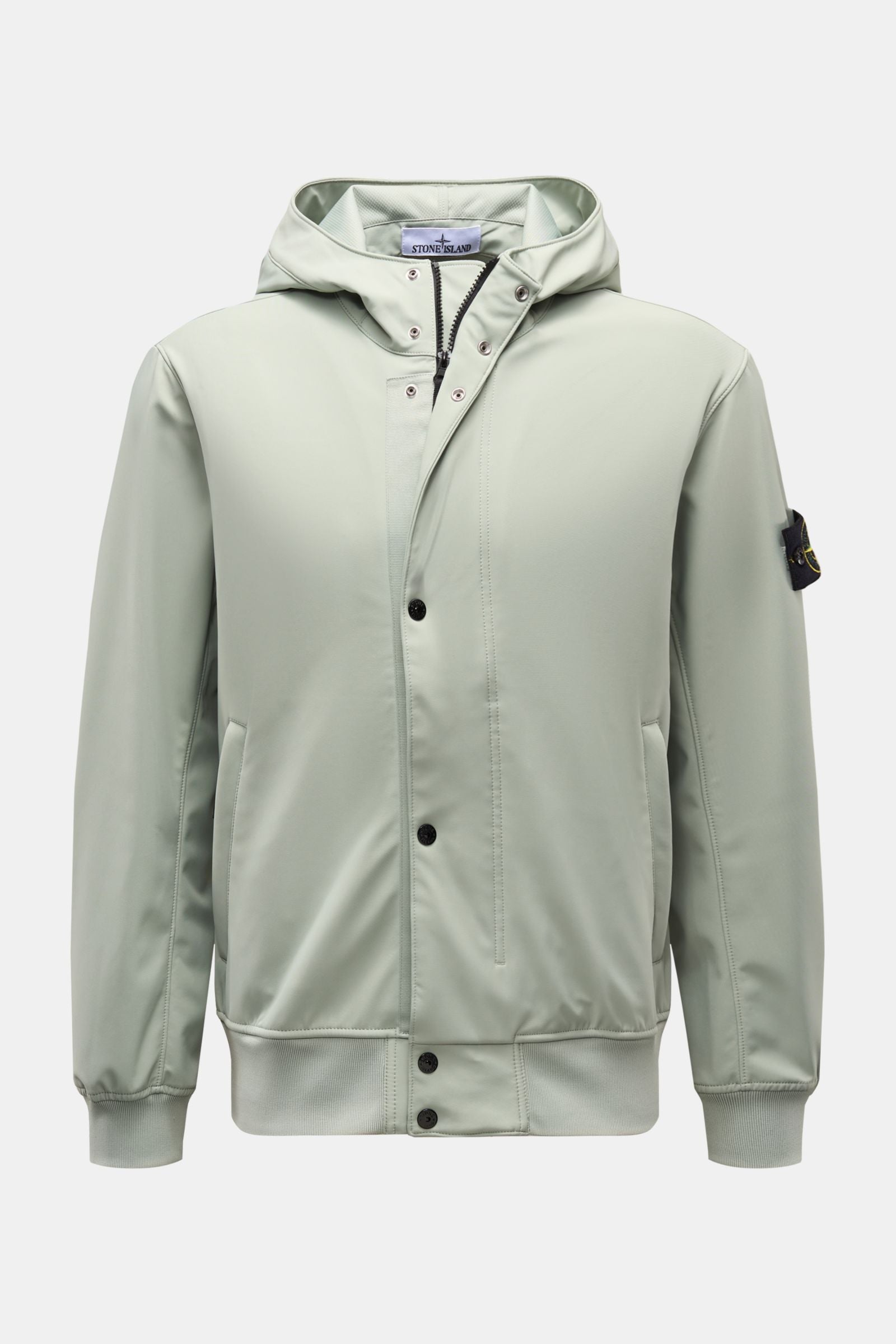 Stone Island Blouson 'Light Soft Shell-R' - sage