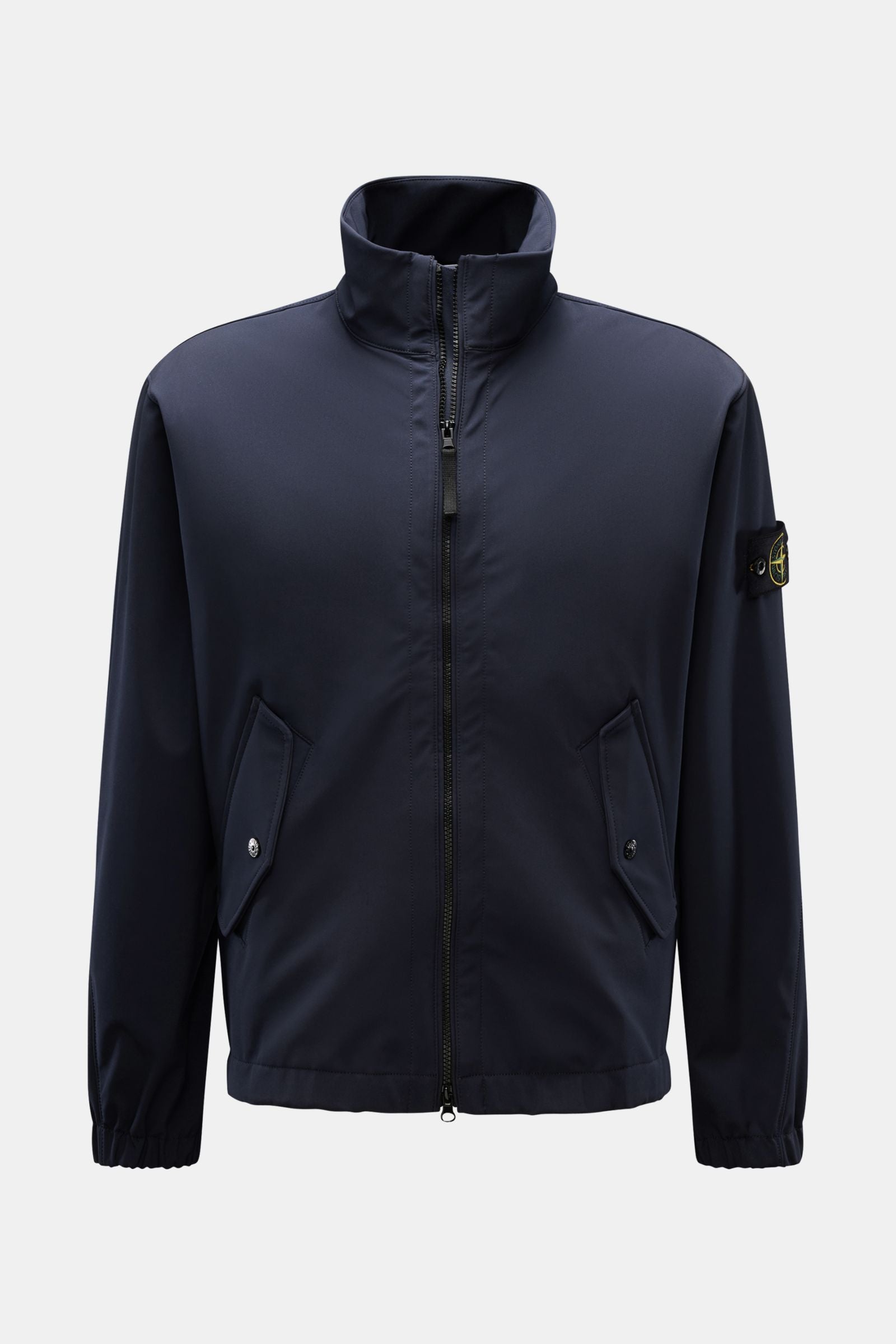 Stone Island Jacket 'Light Soft Shell-R' - Navy