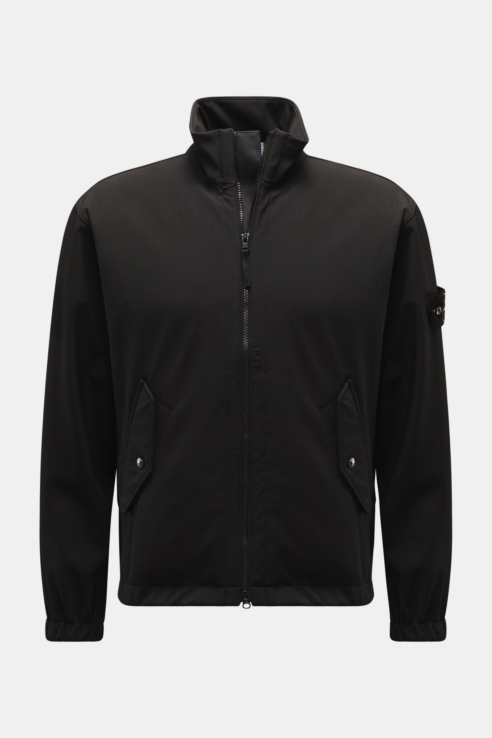 Stone Island Jacket 'Light Soft Shell-R' - Black