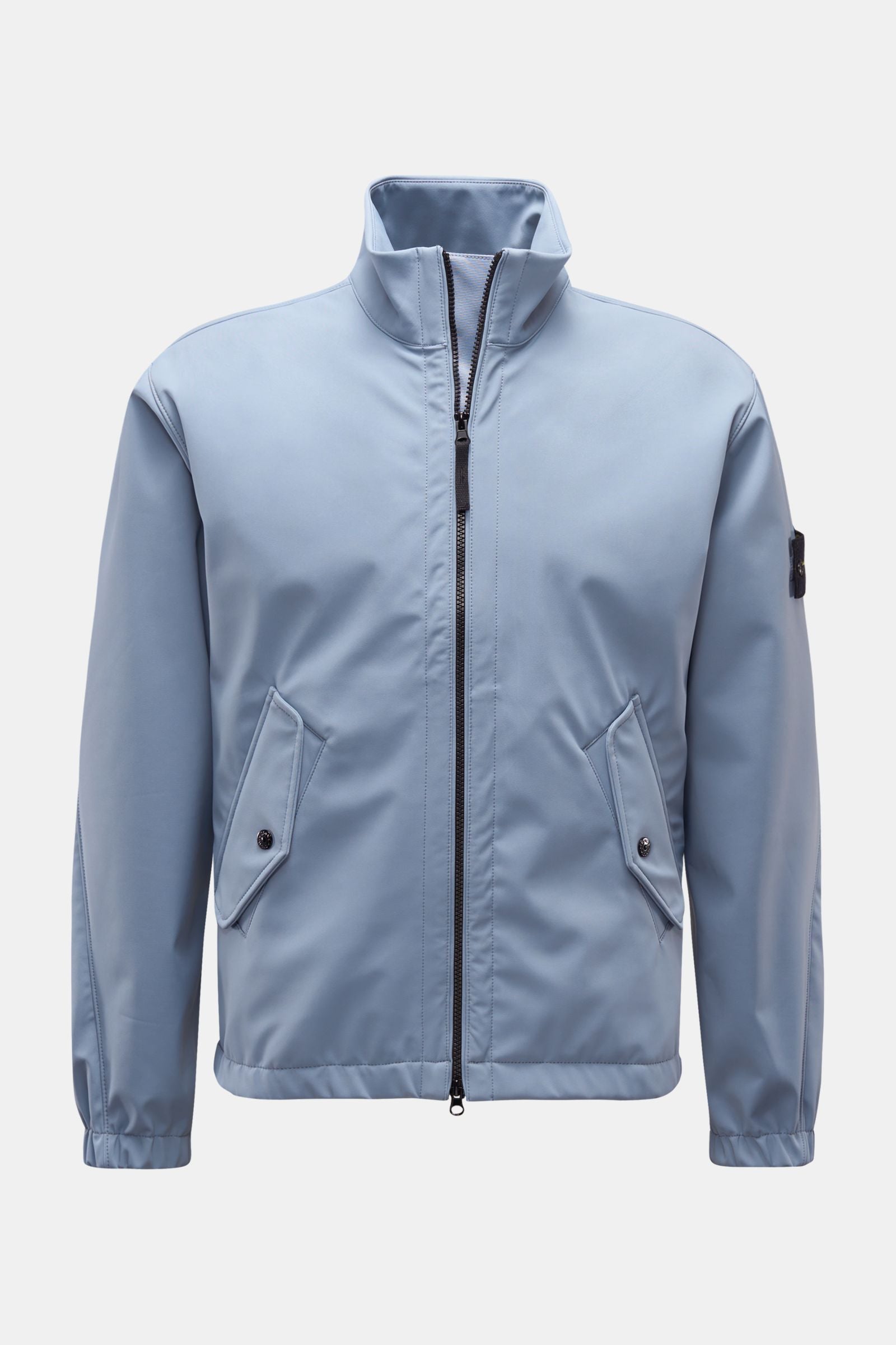 Stone Island Jacket 'Light Soft Shell-R' - Smoky blue