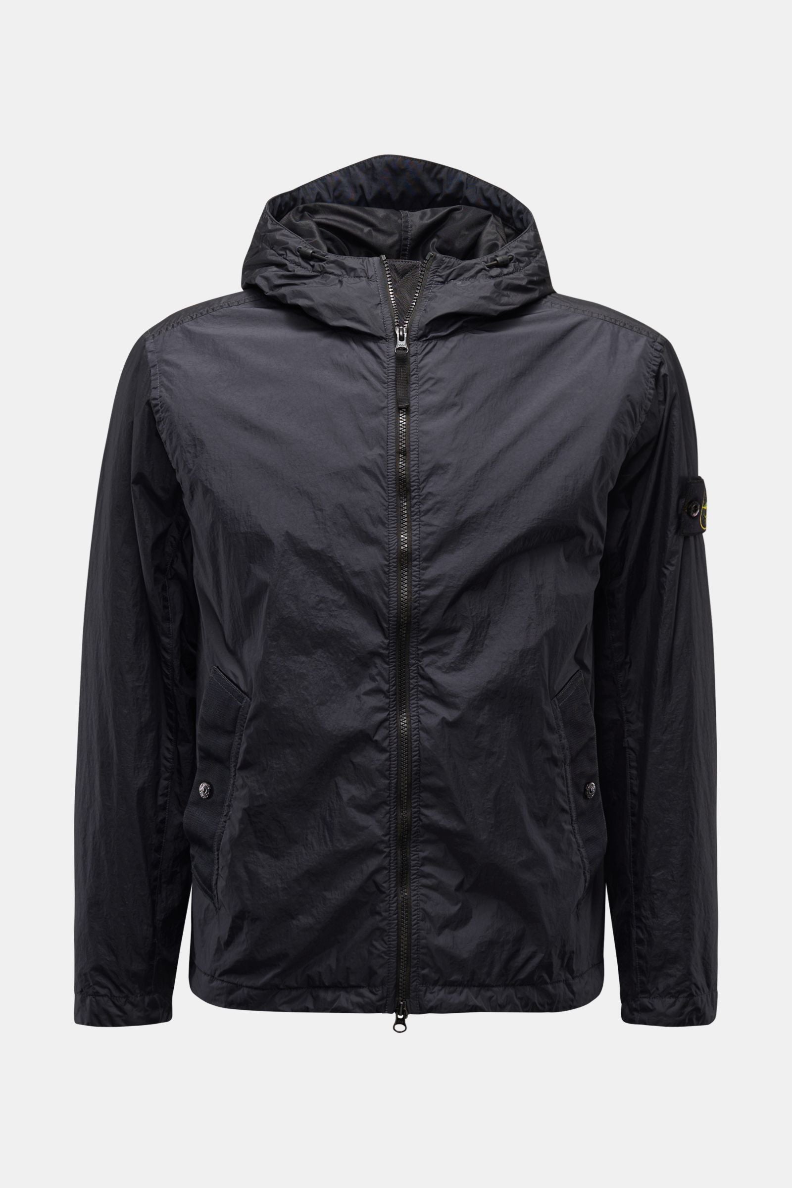 Stone Island Jacket 'Garment Dyed Crinkle Reps NY' - Dark navy