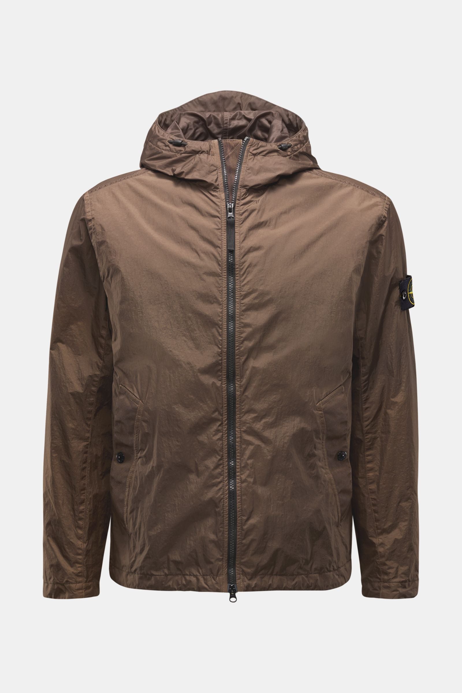 Stone Island Jacket 'Garment Dyed Crinkle Reps NY' - Brown