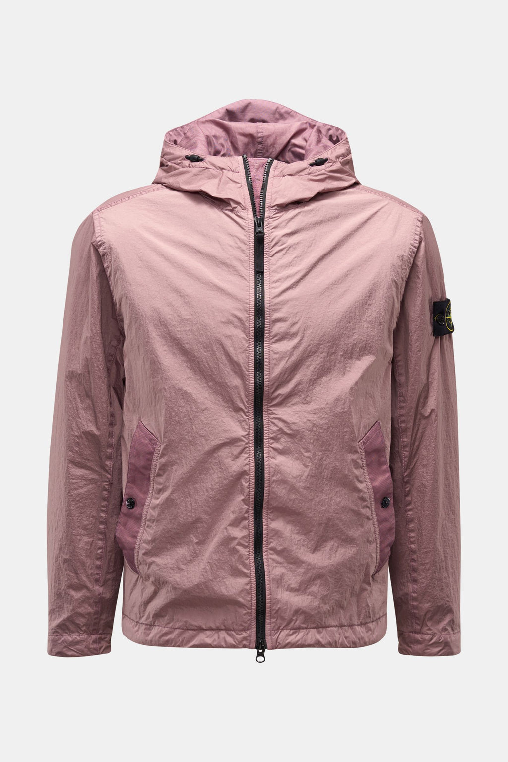 Stone Island Jacket 'Garment Dyed Crinkle Reps NY' - pink