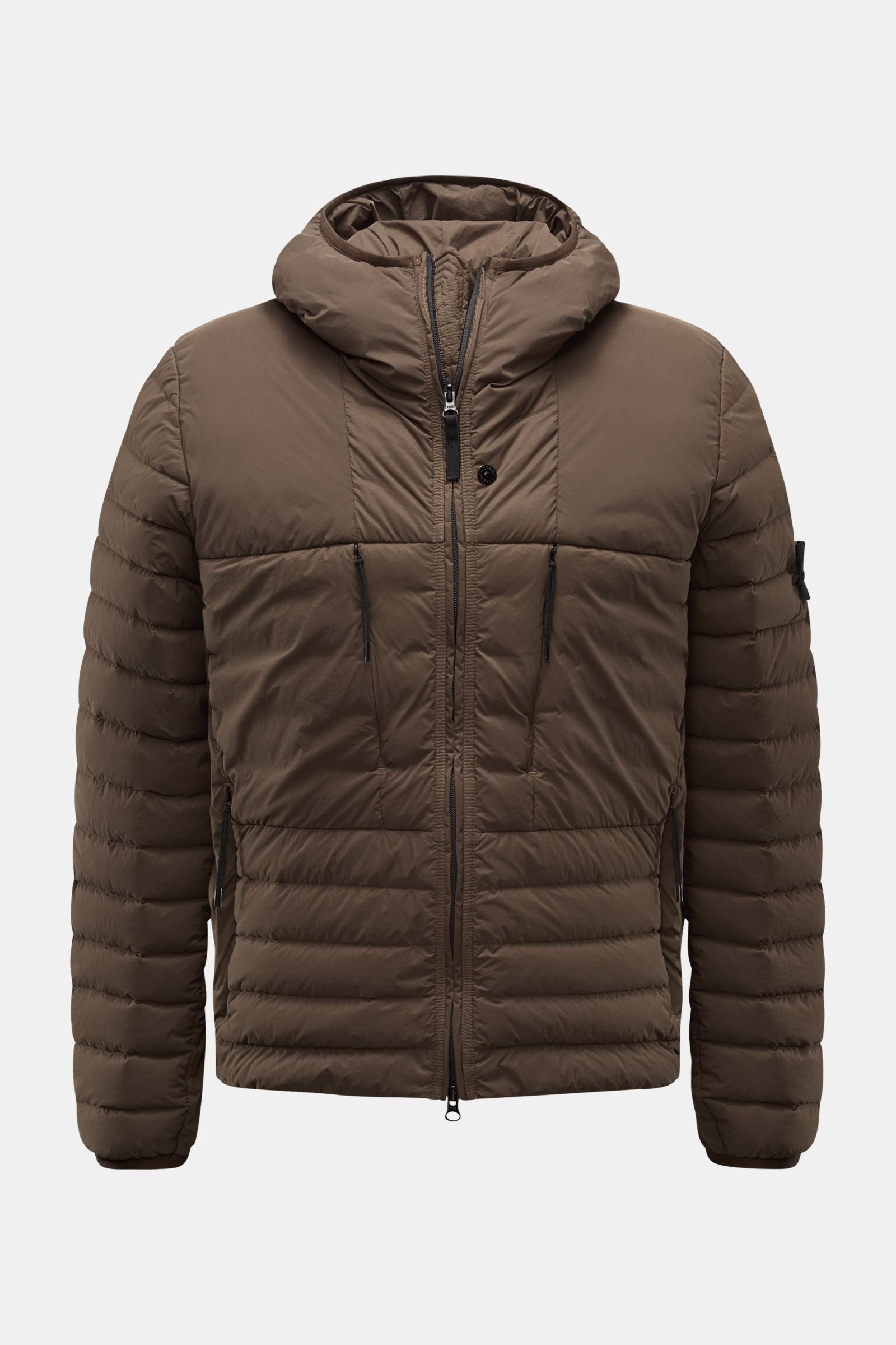Stone Island Down jacket 'Seamless Tunnel Nylon Down-TC' - Brown