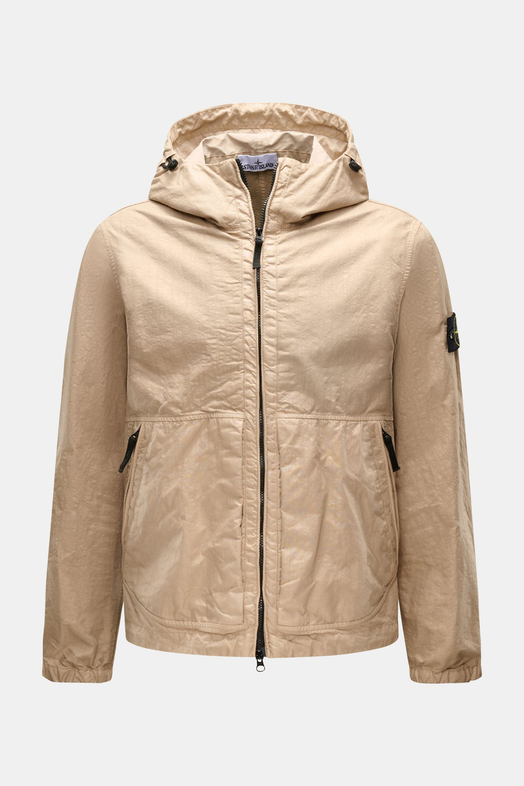 Stone Island Jacket 'Organic-Look Nylon Panama-TC' ie - Beige