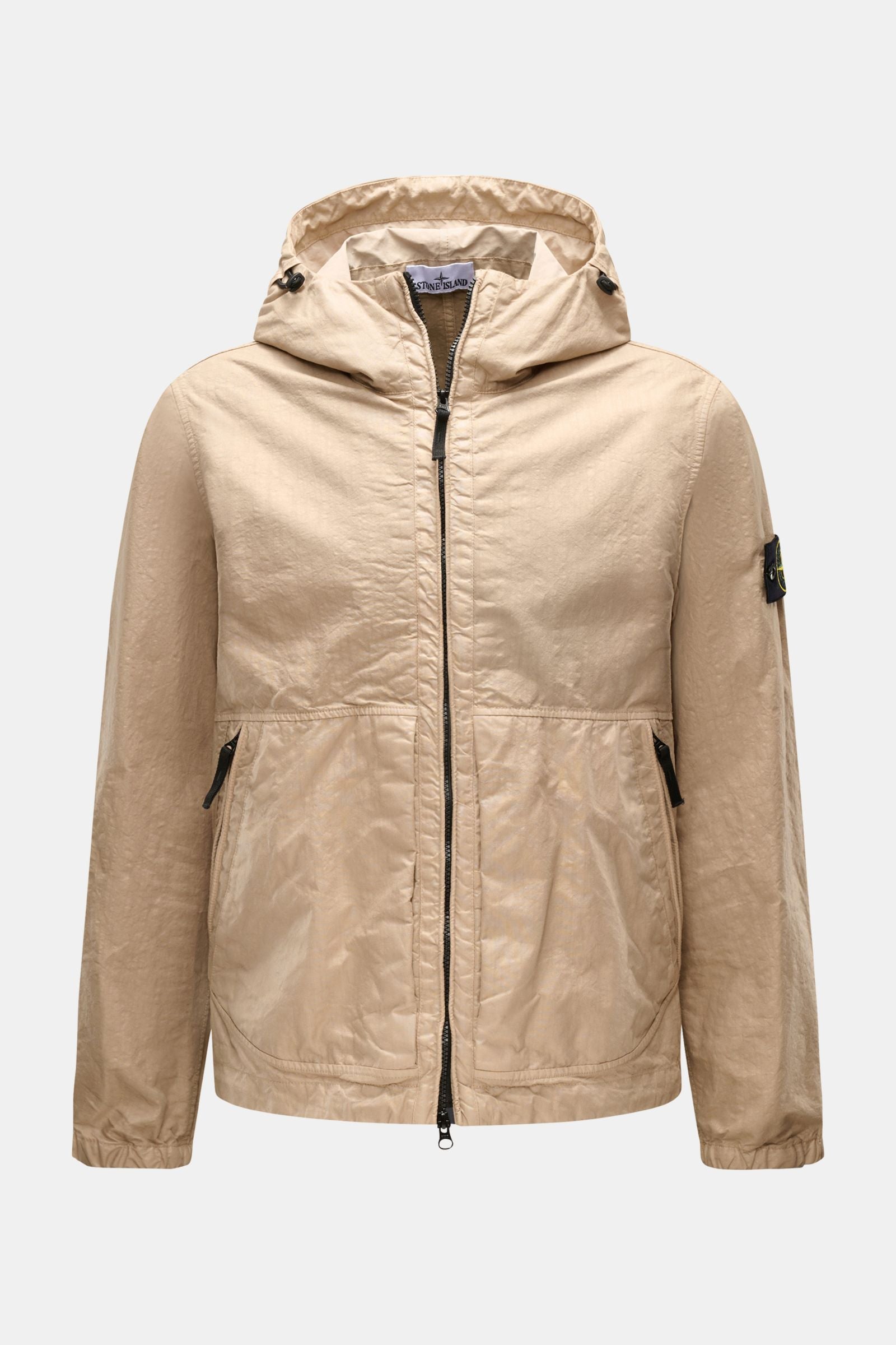 Stone Island Jacket 'Organic-Look Nylon Panama-TC' ie - Beige