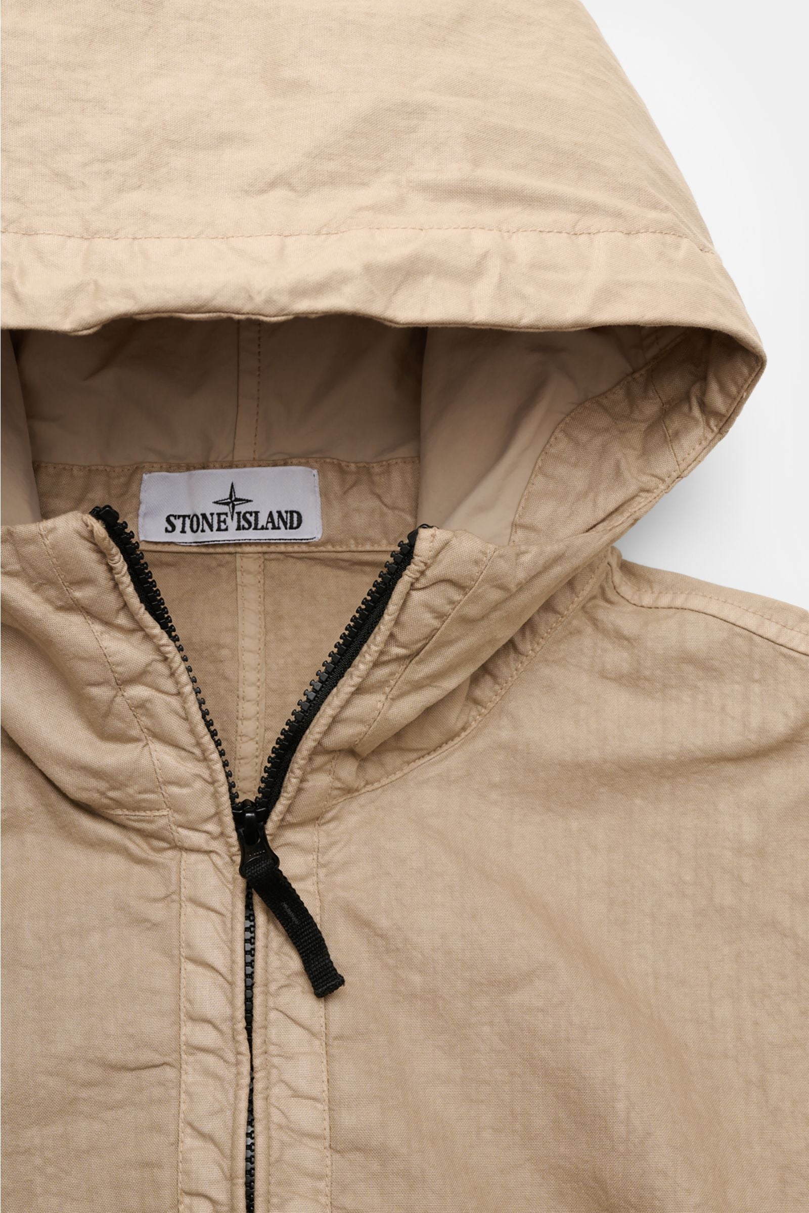 Stone Island Jacket 'Organic-Look Nylon Panama-TC' ie - Beige
