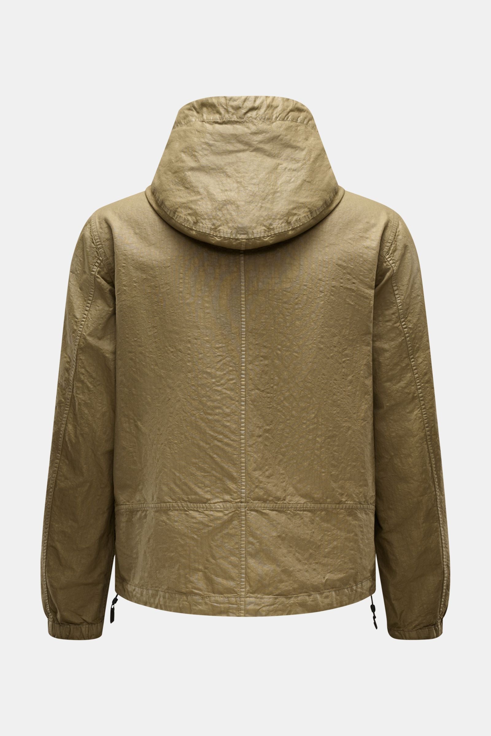 Stone Island Jacket 'Organic-Look Nylon Panama-TC' ie - Olive